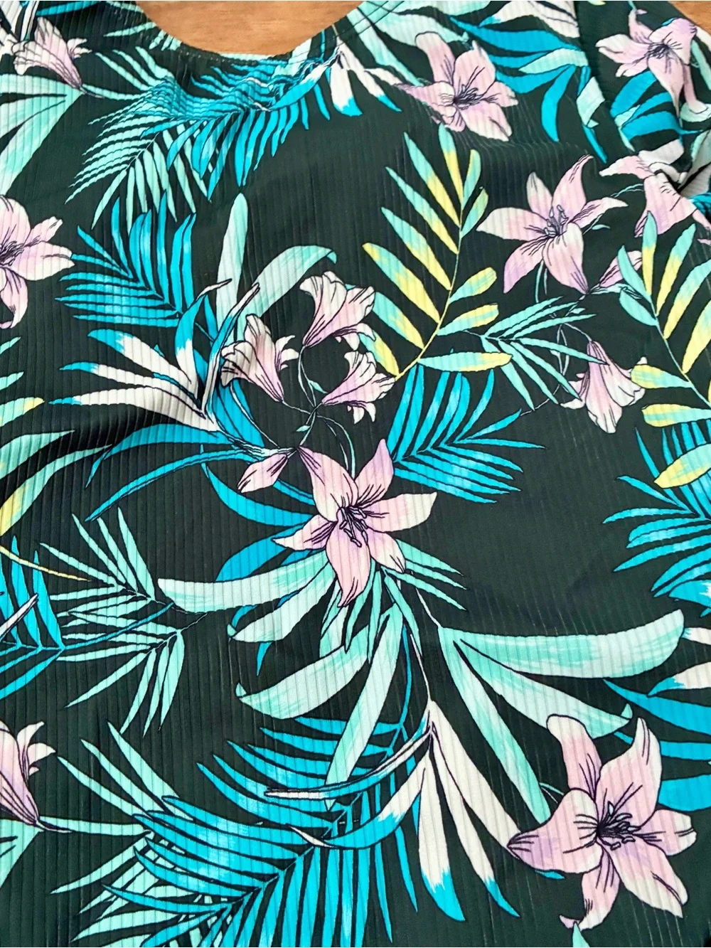 Art Class Girl’s One Piece Tropical Swimsuit Size M (7-8)